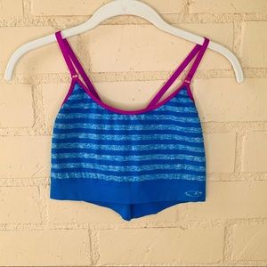 Blue and Purple Sports Bra C9 by Champion XL